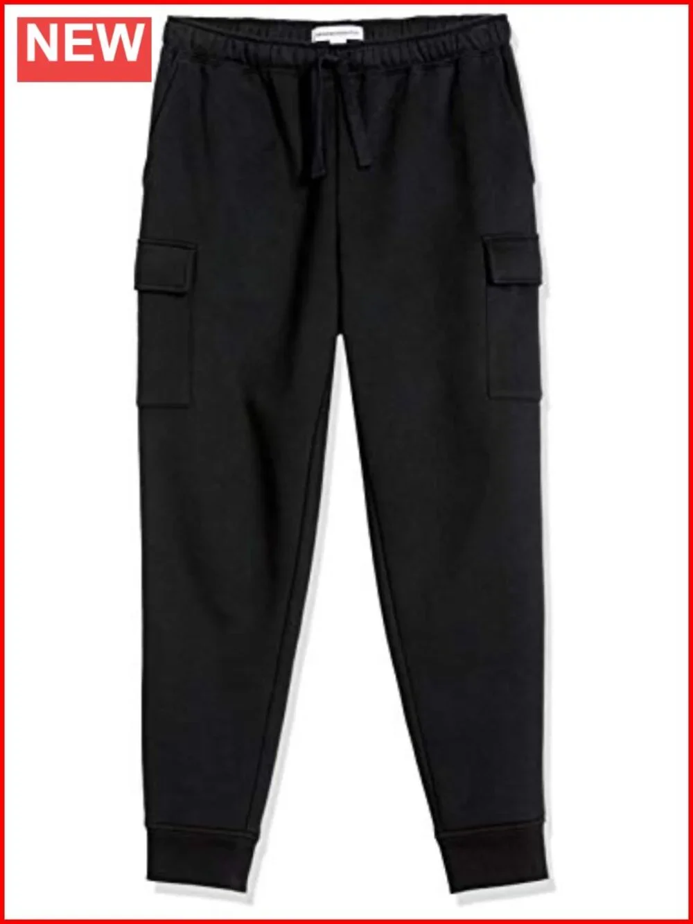 Relaxed Fit Cargo Fleece Jogger Sweatpants with Drawstring